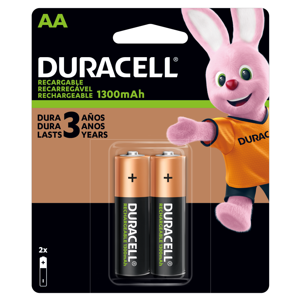 Duracell Baterías AA recargables, doble A para una potencia duradera,  batería precargada multiusos para dispositivos domésticos y comerciales, 12