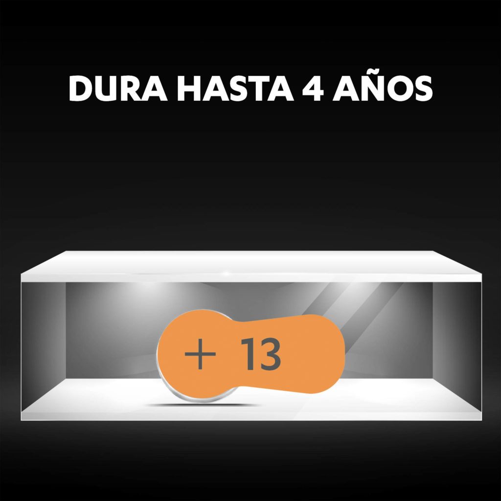 DURACELL PILA PARA AUDIFONO DE SORDERA N° 13 (PR48) BLISTER x 8 UNID. -  Infofar System