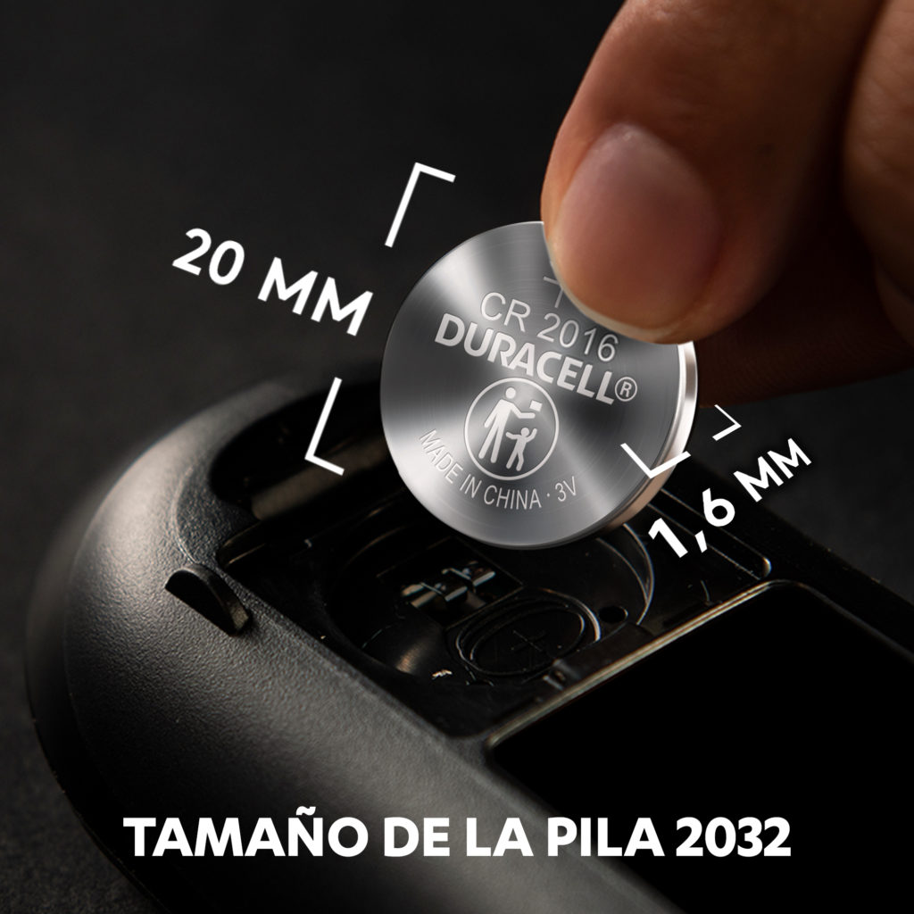 Pila Duracell Botón de Litio 3V DL 2032